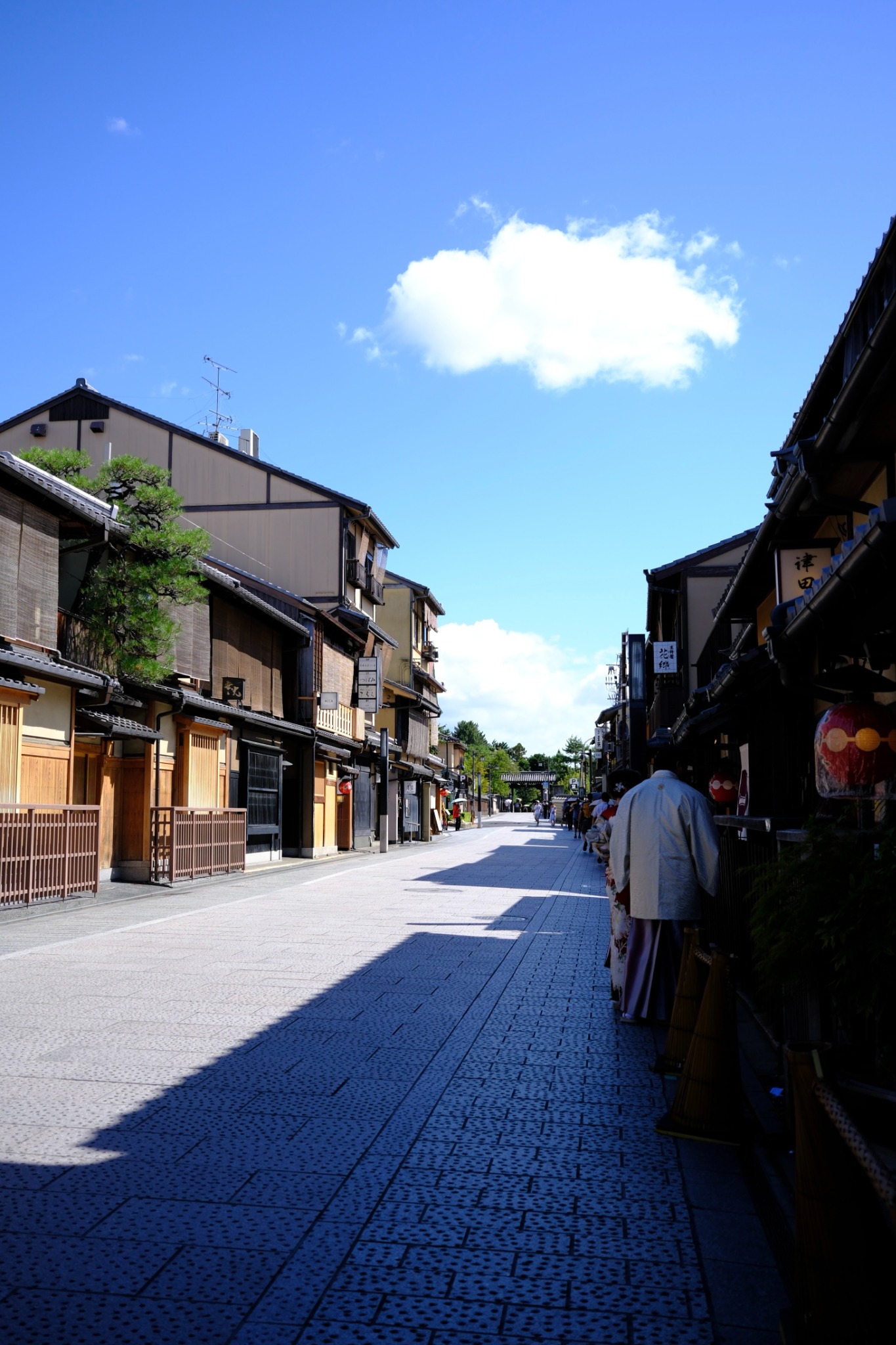 Strada tradizionale di Kyoto, Giappone