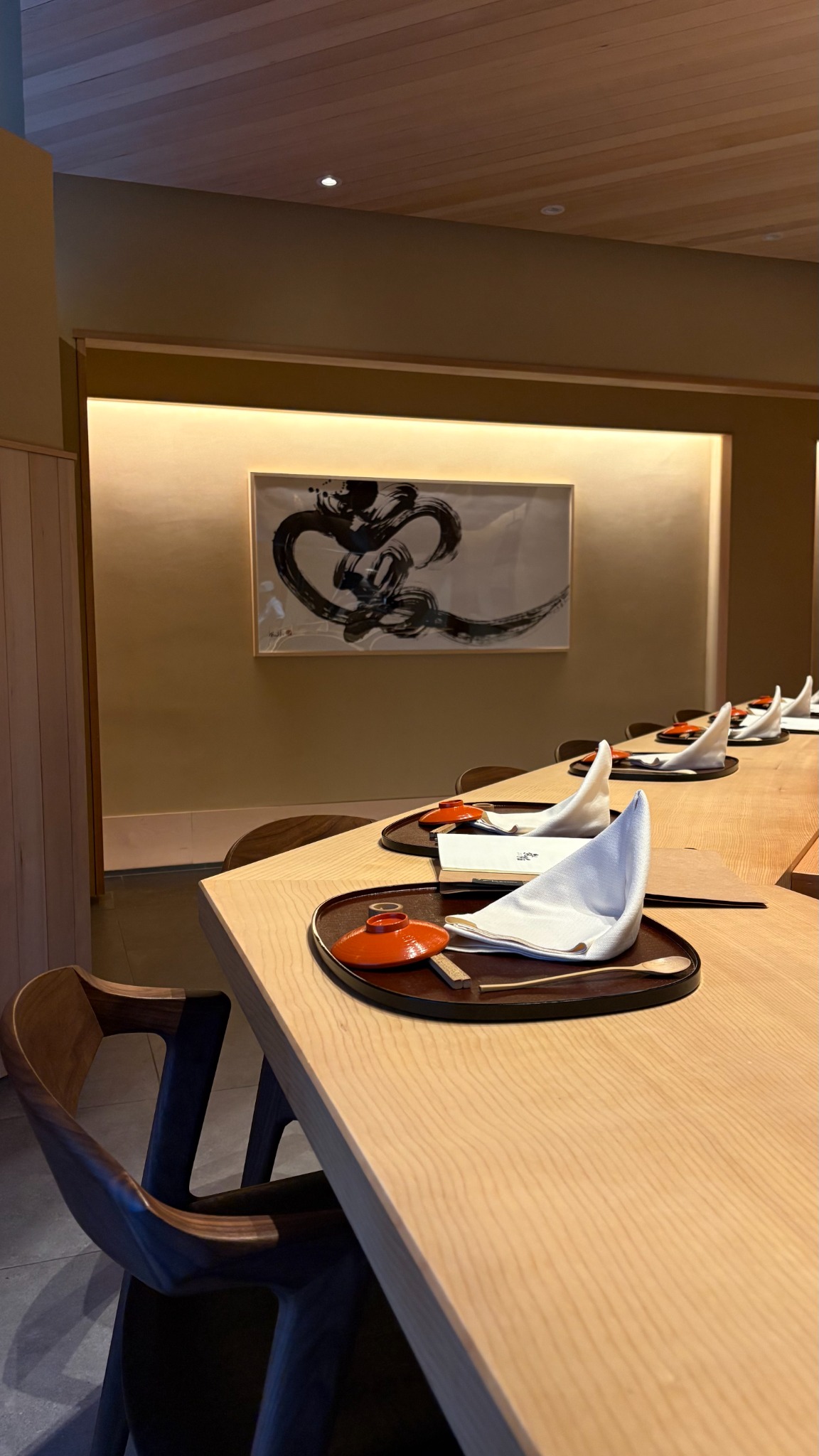 Dettaglio del bancone di MukuKyoto